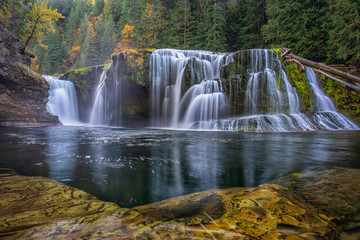 Beautiful tranquil waterfall