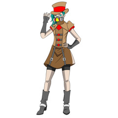 spooky cartoon of halloween costume