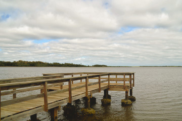 Obraz premium Dock in Flagler Beach