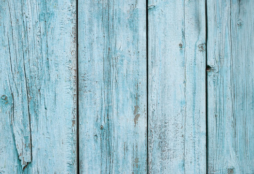 The old blue wood texture with natural patterns. rustic turquoise wooden background for wallpapers and design.