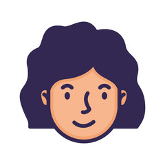 head woman face avatar character