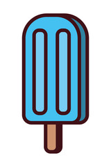 delicious ice cream pop art style