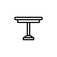 Table icon trendy