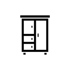 Cupboard icon trendy