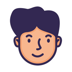 head man face avatar character