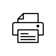 printer icon trendy