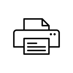 printer icon trendy