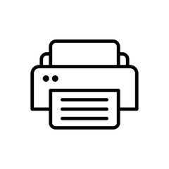 printer icon trendy