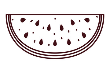 fresh fruit watermelon pop art style