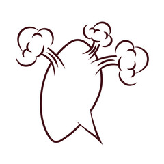 expresion speech bubble pop art style