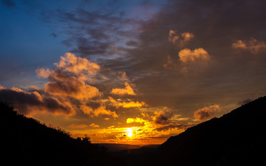 Obraz premium Sonnenuntergang