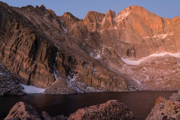 Sunrise at Chasm Lake, Colorado