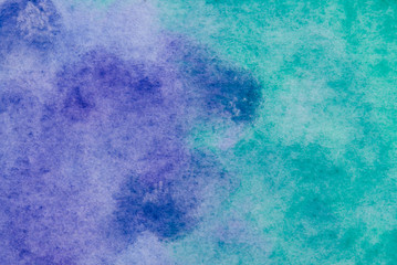 Light colorful watercolor stains. Abstract painted background
