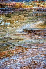 Mammoth Springs. Yellowstone National Park, Wyoming