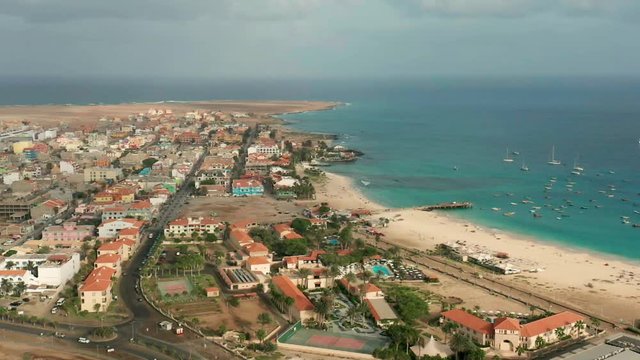 City of Santa Maria, Cape vert, sal island, 120fps, slowmotion 2 of 4