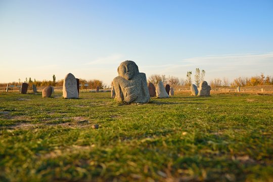 Balbal - Kurgan Stelae, Chuy, Kyrgyzstan