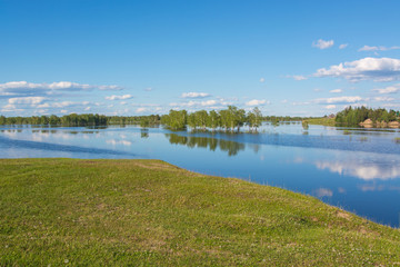 River during high water.