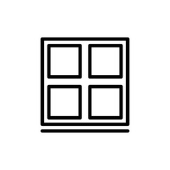 Window icon trendy