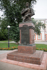 Obraz premium Irkutsk is an old city in Russia with a picturesque valley of the Angara River