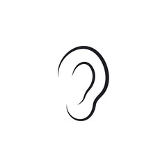 Fototapeta premium Hearing Logo Template