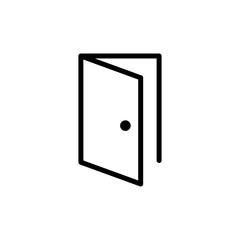 Door icon trendy