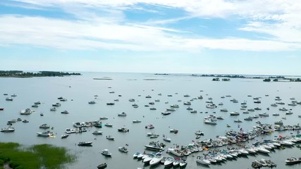 Boat party at Michigan's Lake St. Clair