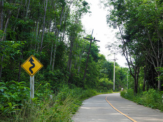 Thai traffic sign