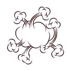 expresion cloud pop art style