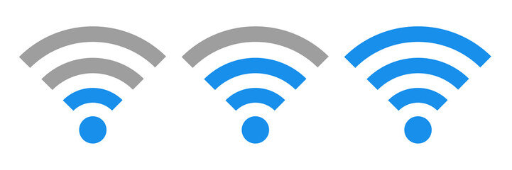 Connecting wifi or wireless icon illustration vector