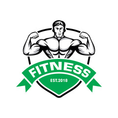 Fitness Logo, Cross Fit Logo, Body Building Logo