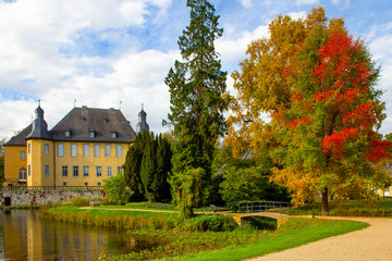 Fototapeta na wymiar Schloss Dyck Garten