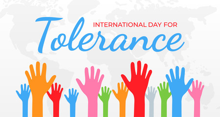 International Day for Tolerance Background Illustration