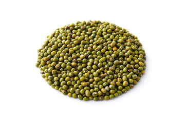 緑豆　白背景