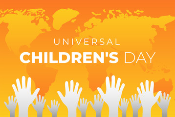 Universal Children's Day Background Illustration