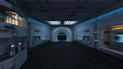 宇宙船内部