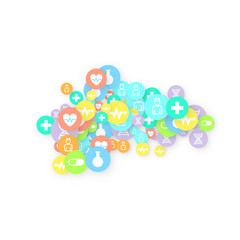 Pharmacy Background. Clinic Backdrop.