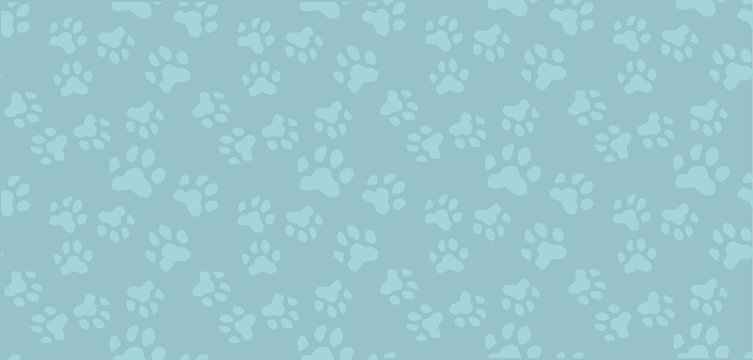 Seamless pattern.Traces from paws cats,dogs, household Pets.Nice vector illustration.Spectacular pastel colors.Design of websites,postcards,signs,web pages, pet stores.Vector illustration.