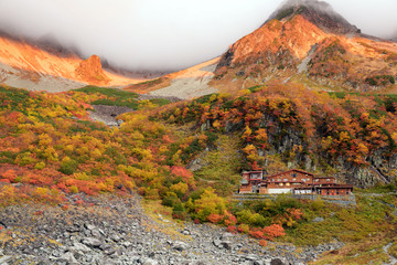 涸沢カールの紅葉