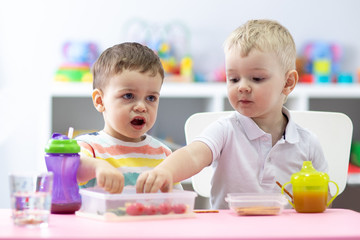 children playing with toys
