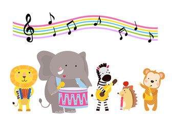 cartoon animals set