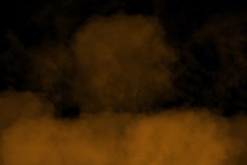 Orange smoke halloween