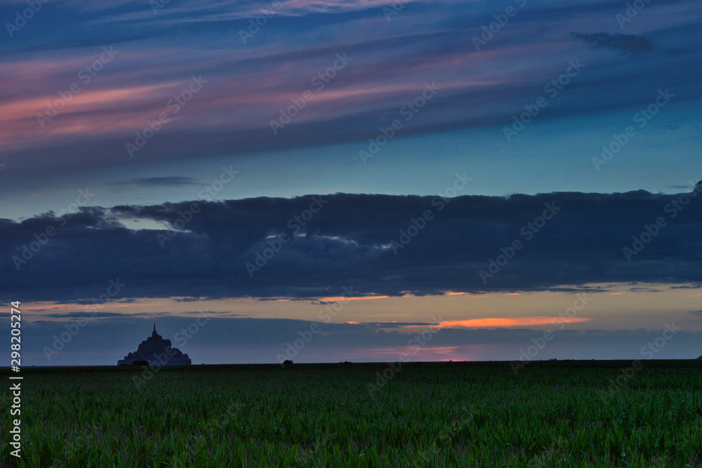 Canvas Prints mont saint michel