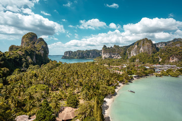 Aerial view Railay beach Krabi Thailand © cppzone
