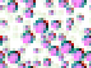 Pink white purple abstract background with squares