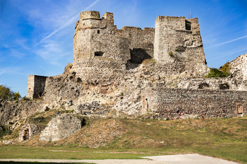 Fototapeta na wymiar Ruins of Levice castle, Slovak republic.