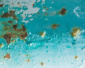 Blue Rusty Metal Texture