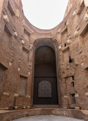 Fototapeta na wymiar Detail from baths of Diocletian