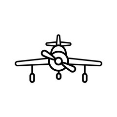 airplane icon vector logo template illustration eps-10