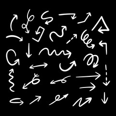 alphabet on blackboard