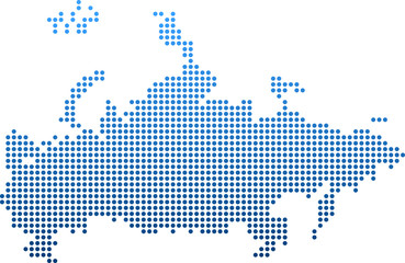 Fototapeta na wymiar map of Russia